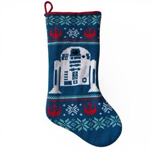 🎄 Star Wars R2-D2 Christmas Stocking Knit Holiday Decor